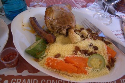 Couscous platter